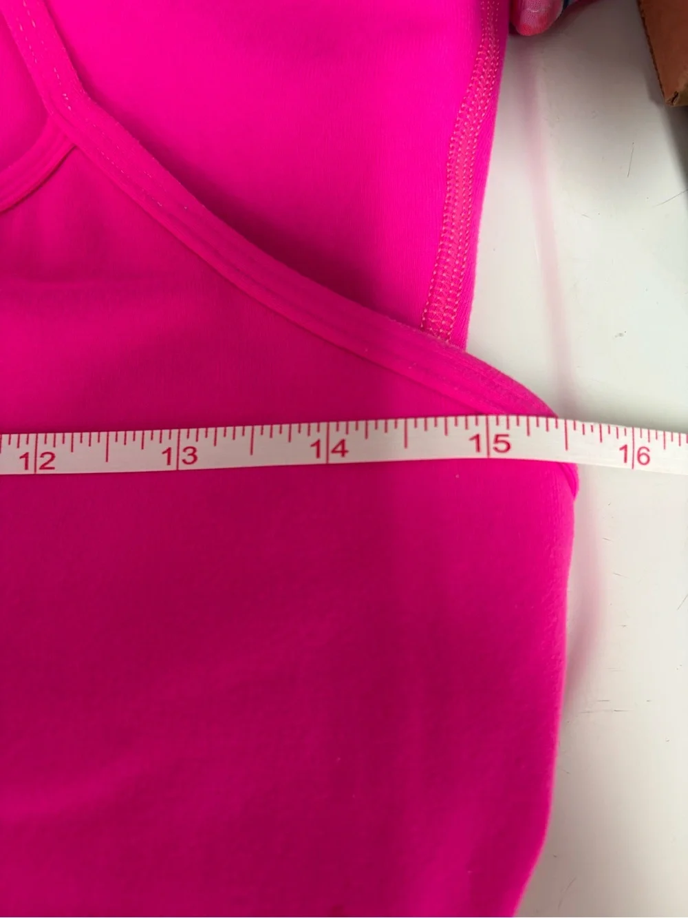 Lululemon bright pink tank top size 2